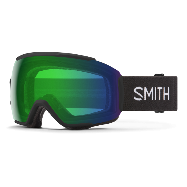 Smith Sequence OTG Goggles Black + ChromaPop Everyday Green Mirror Lens